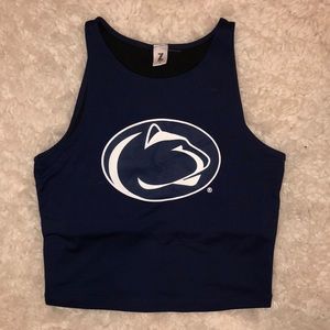 PSU crop sports bra shirt